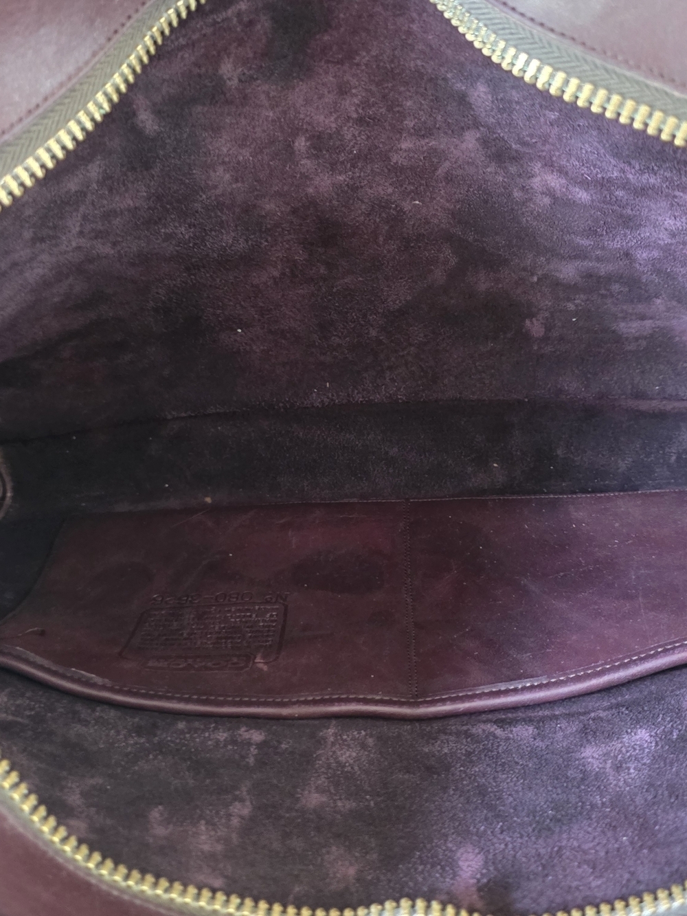 Vintage Coach Embassy Briefcase NYC Burgandy Glove Tanned Leather - Picture 13 of 16